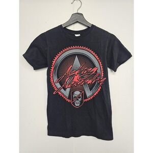 Asking Alexandria Shirt Mens XS Black Skull Graphic Band Tee Bay Island
